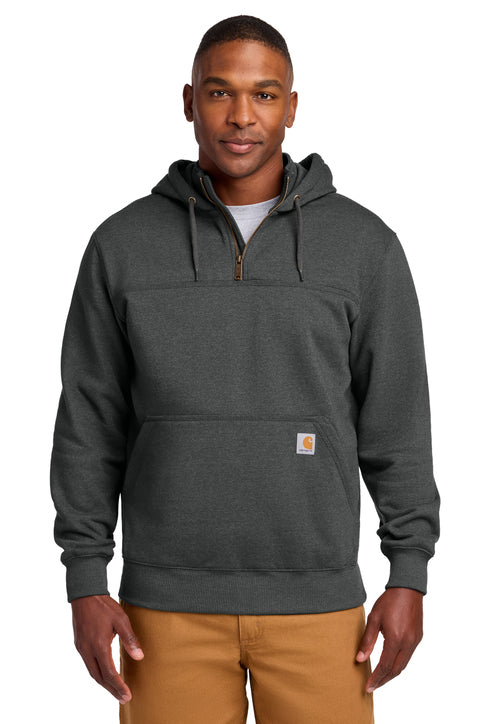 Carhartt Tall Rain Defender® Paxton Heavyweight Hooded Zip Mock Sweatshirt