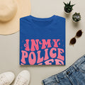 In My Police Wife Era T-Shirt — Retro Pink Feminine Graphic Tee