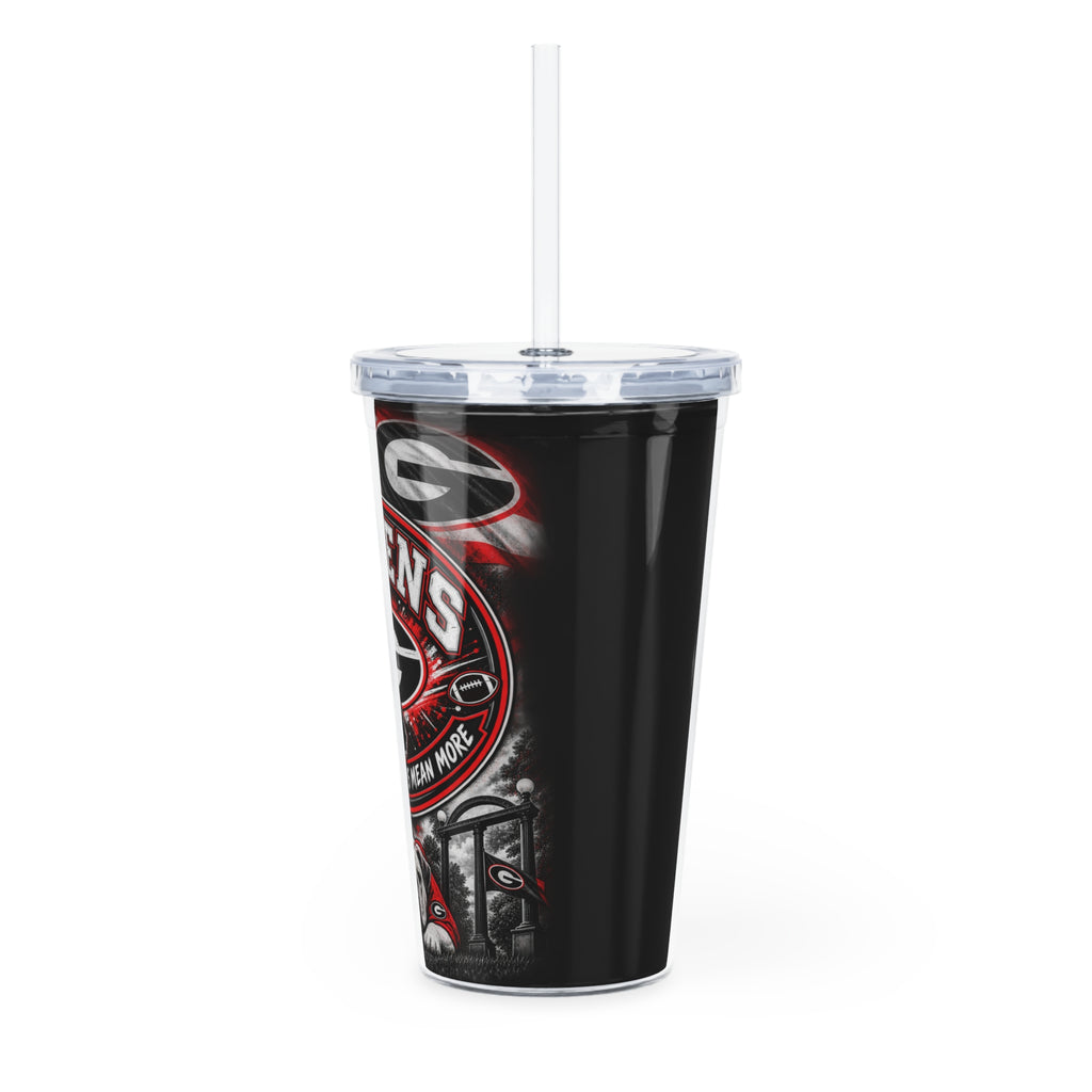 Athens Bulldogs Georgia Game Day Tumbler with Straw