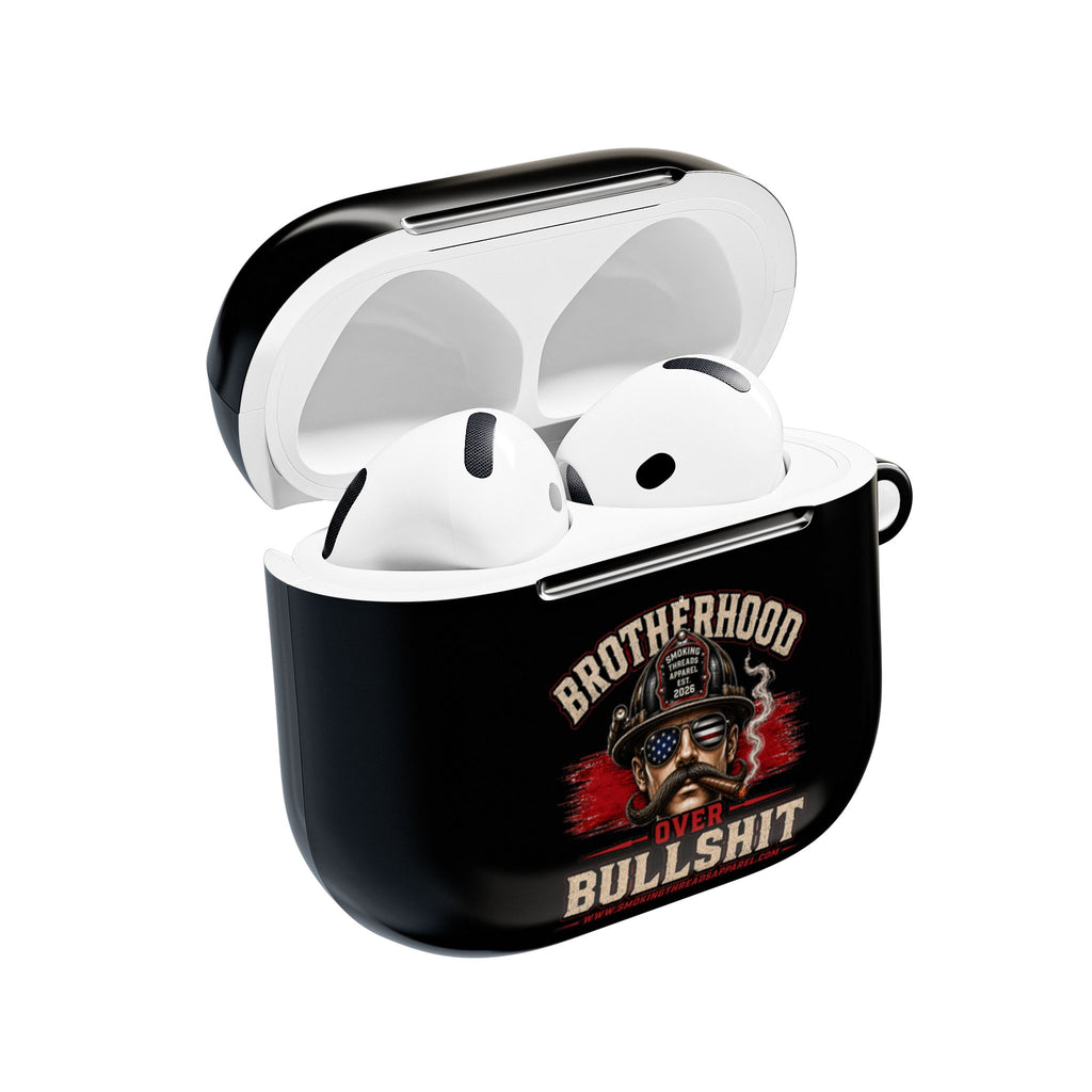 AirPod Case — "Brotherhood Over Bullshit" Graphic Protective Cover