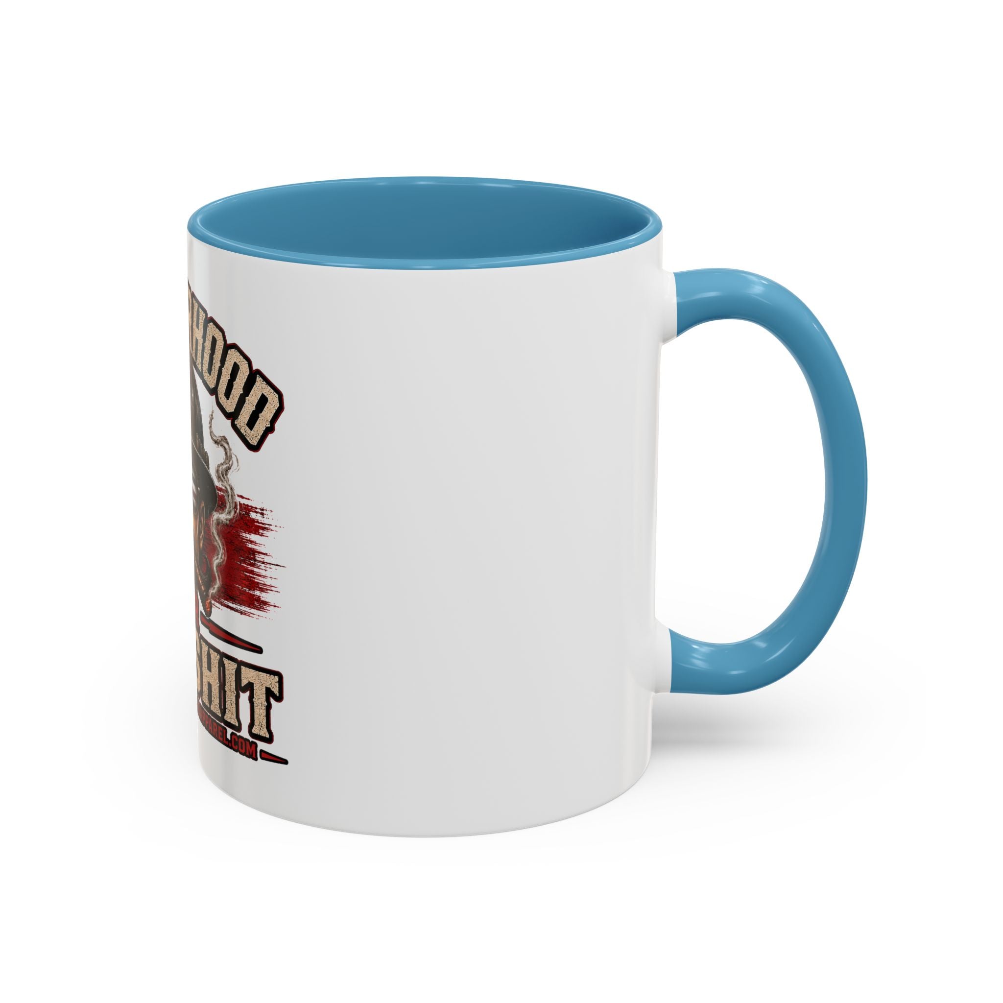 Brotherhood Over Bullshit Coffee Mug — Patriotic Firefighter Helmet Design