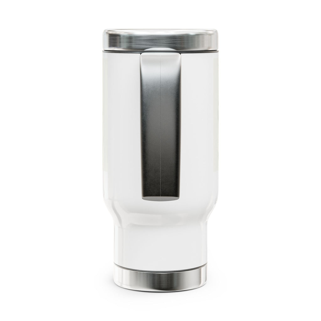 Brotherhood Over Bullshit Travel Mug — 14oz Stainless Steel Handle Tumbler