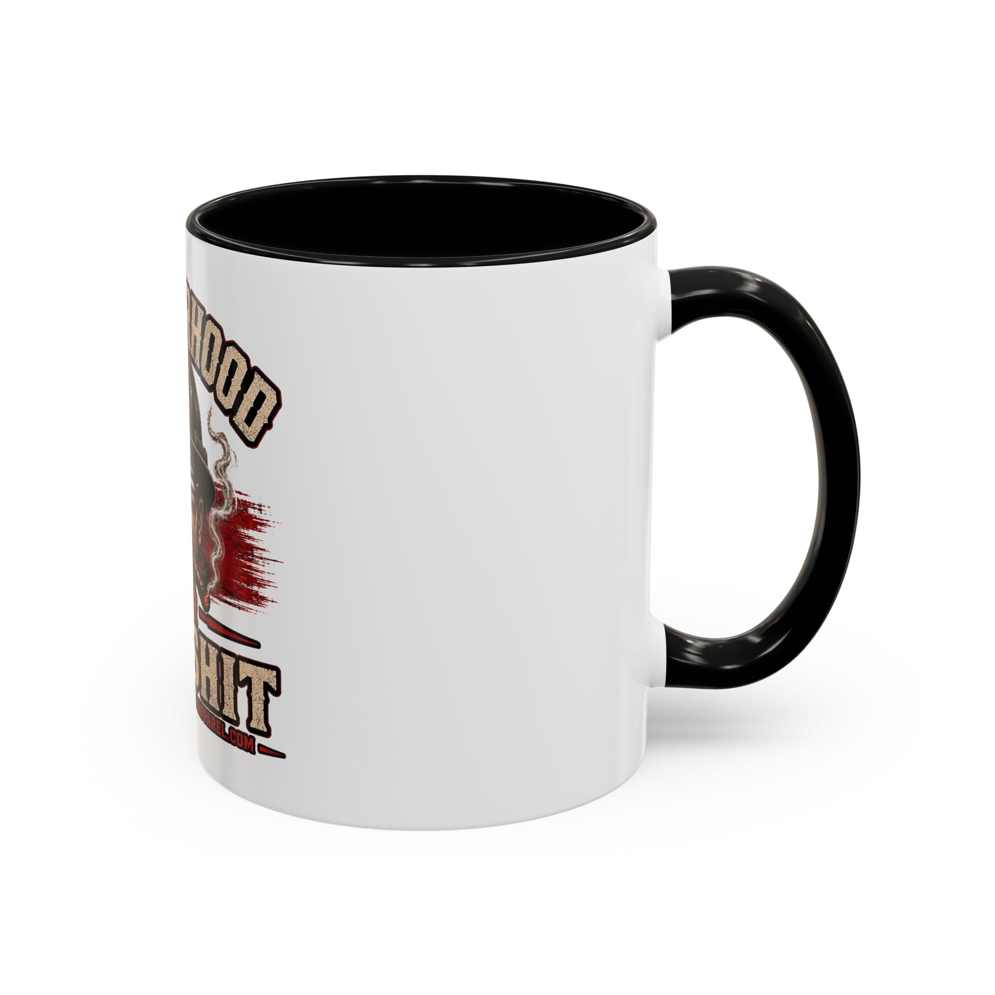 Brotherhood Over Bullshit Coffee Mug — Patriotic Firefighter Helmet Design