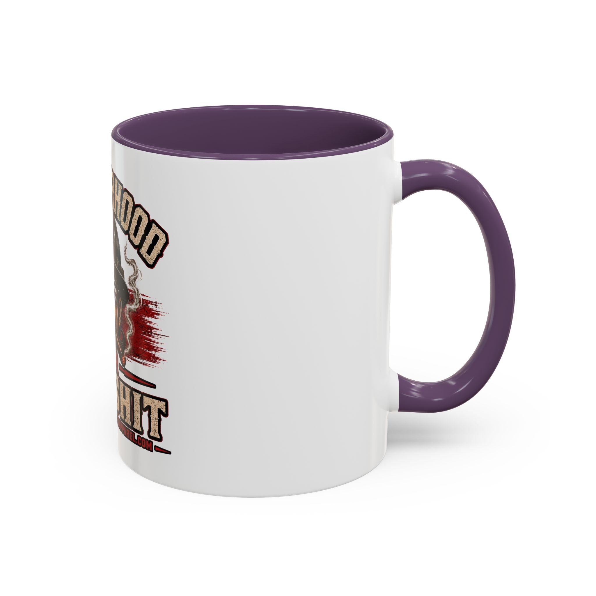 Brotherhood Over Bullshit Coffee Mug — Patriotic Firefighter Helmet Design