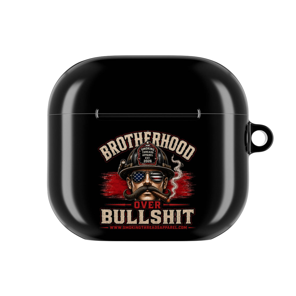 AirPod Case — "Brotherhood Over Bullshit" Graphic Protective Cover