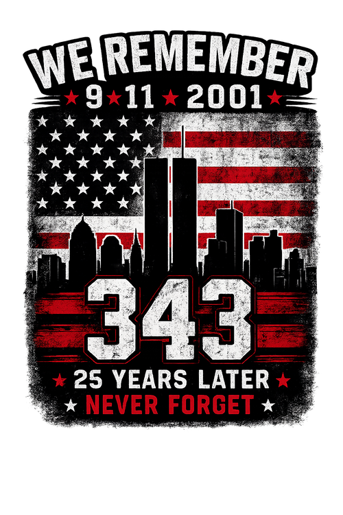 9/11 25th Anniversary Shirt