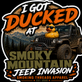 🦆 You've Been DUCKED! – Smoky Mountain Jeep Invasion Sticker