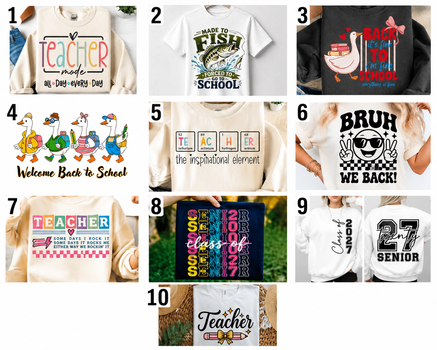 Back To School Shirts