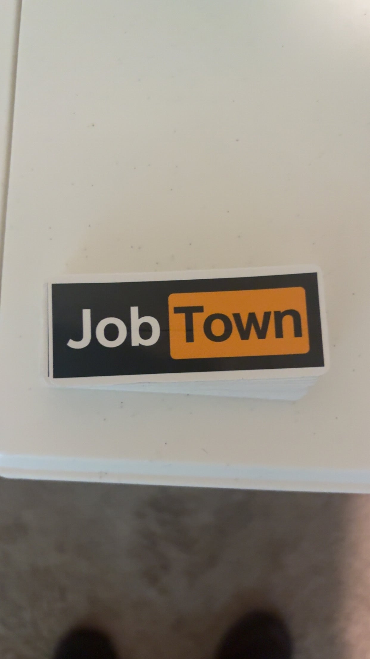 Job town 3inch sticker
