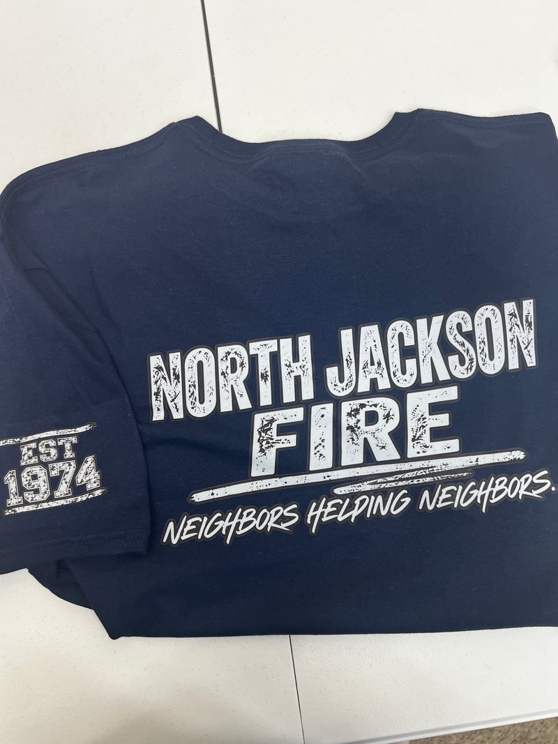 North Jackson Fire Vintage Style T Shirt