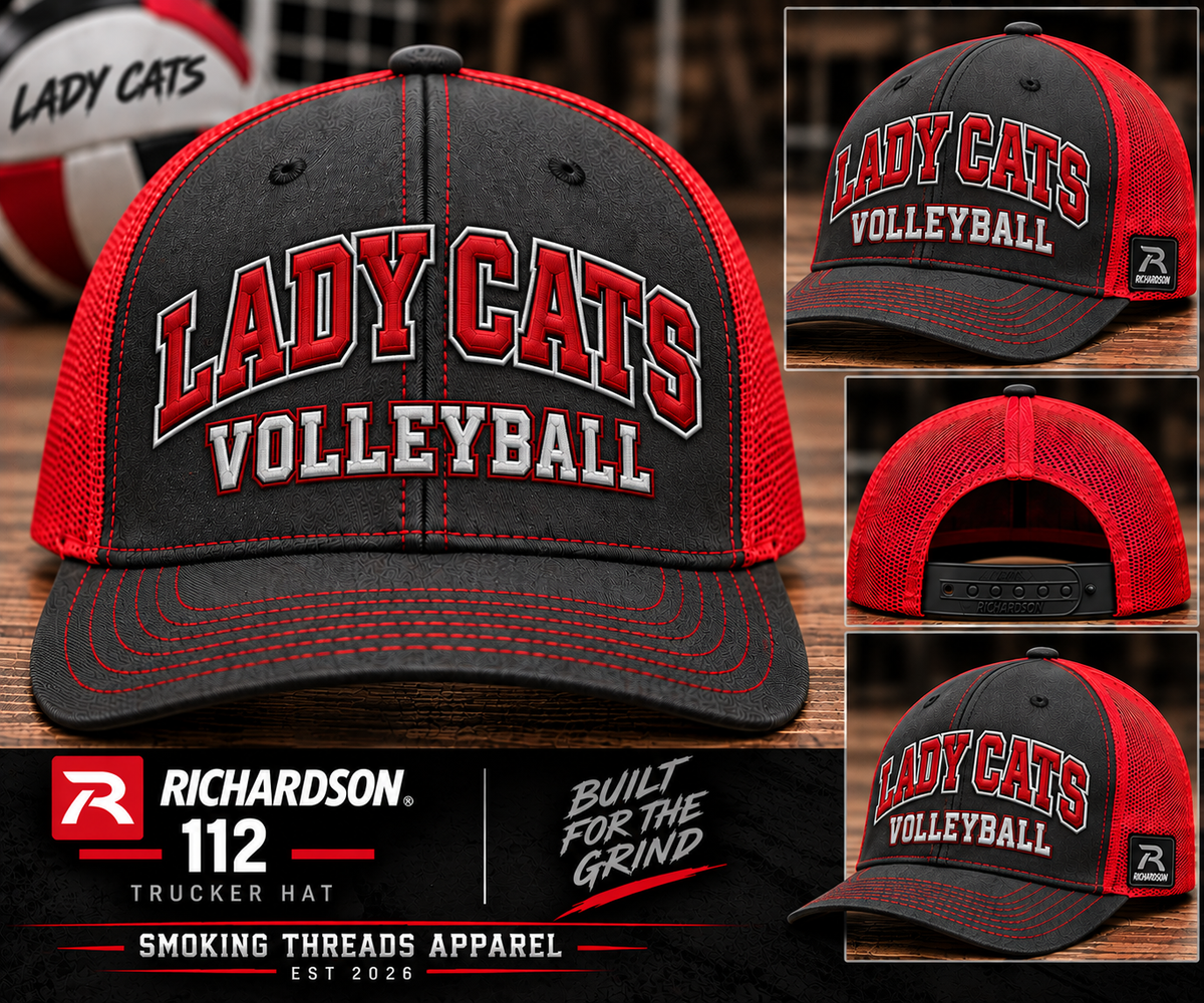 LADY CATS VOLLEYBALL HATS
