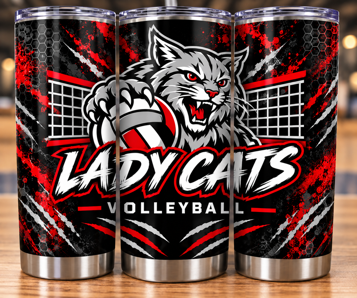 Lady Cats 20oz tumbler